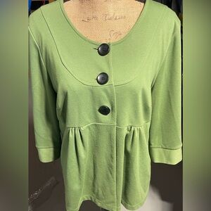 Elementz Sage Green Blouse